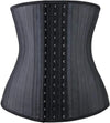 Steel bone latex waist trainer belly slimming