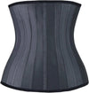 Steel bone latex waist trainer belly slimming