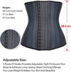 Steel bone latex waist trainer belly slimming