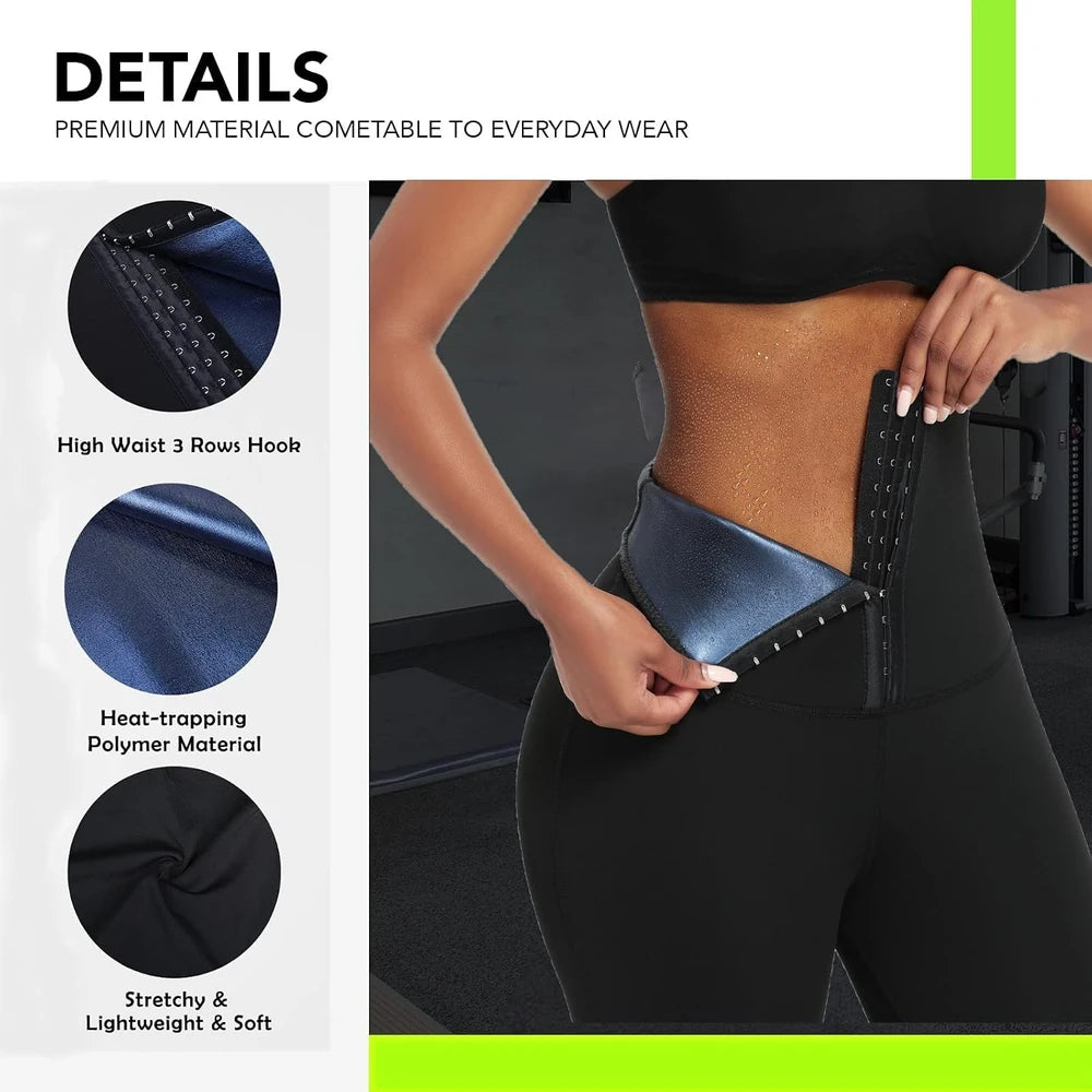 High-Waisted Neoprene Waist Training Shorts for Women